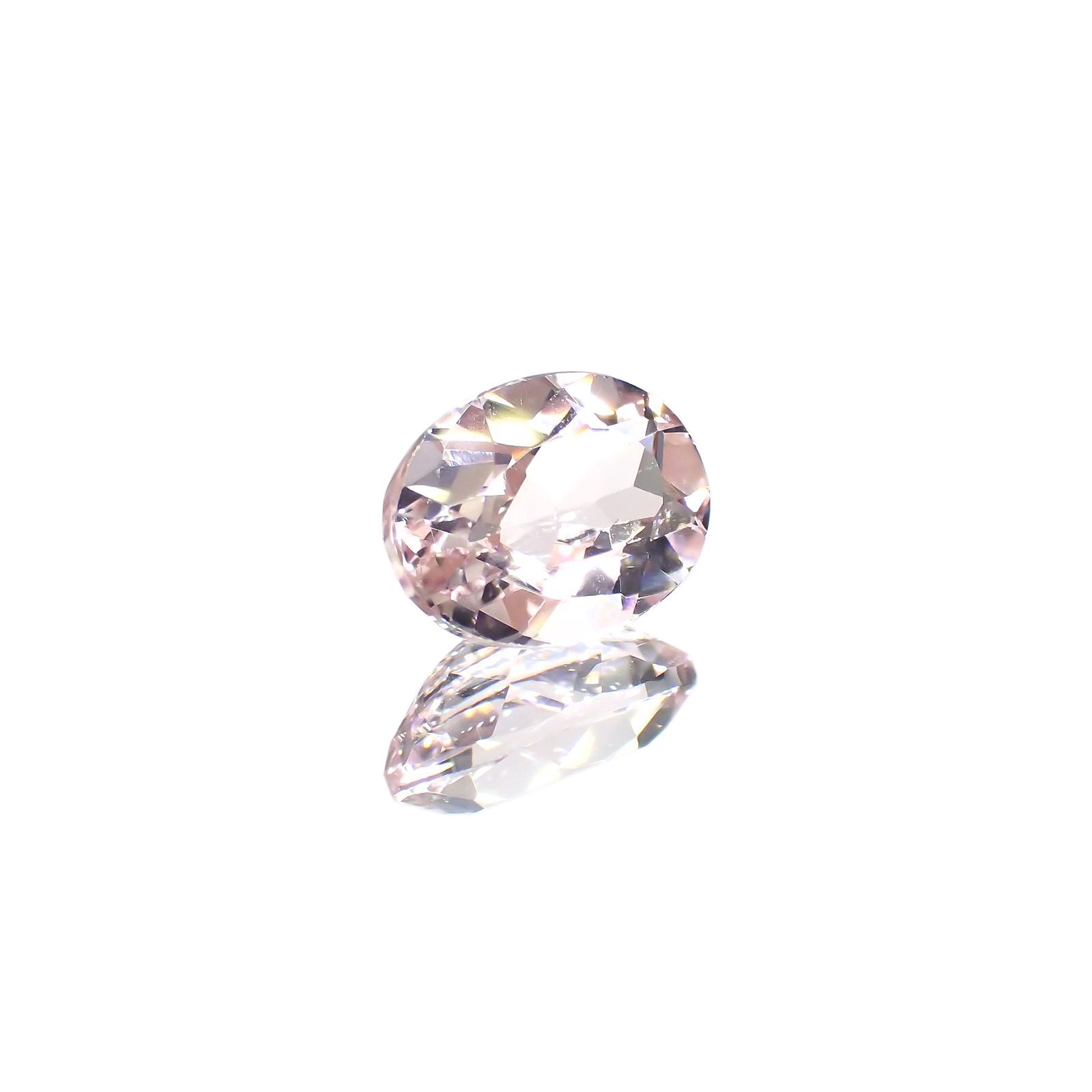 モルガナイト(宝石名モルガナイト)ナイジェリア産 1.20ct 識別済[220114008]8.2x6.2mm前後