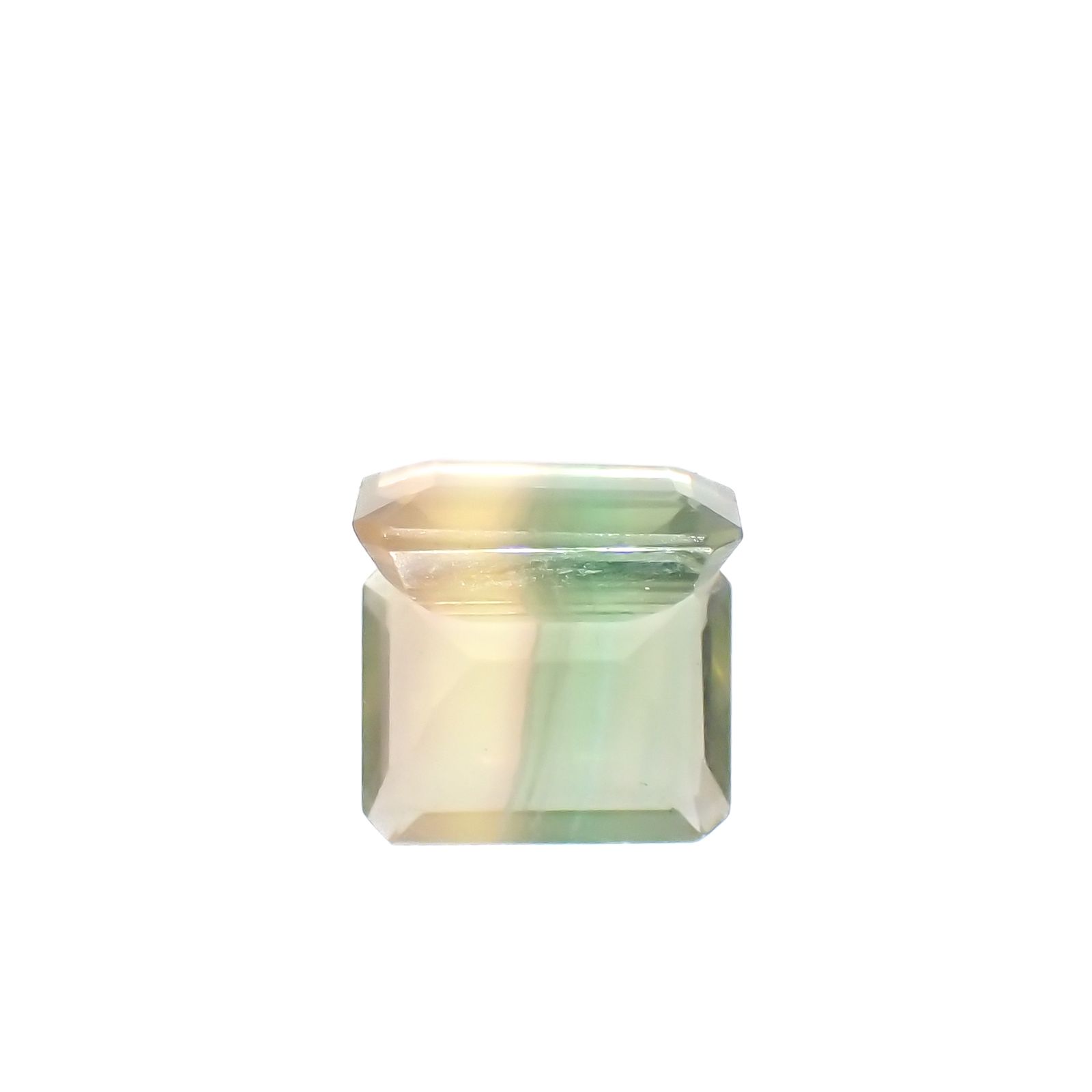 バイカラーフローライト フルオレッセンス ブラジル産 3.73ct[230722978]10.9x8.9mm前後