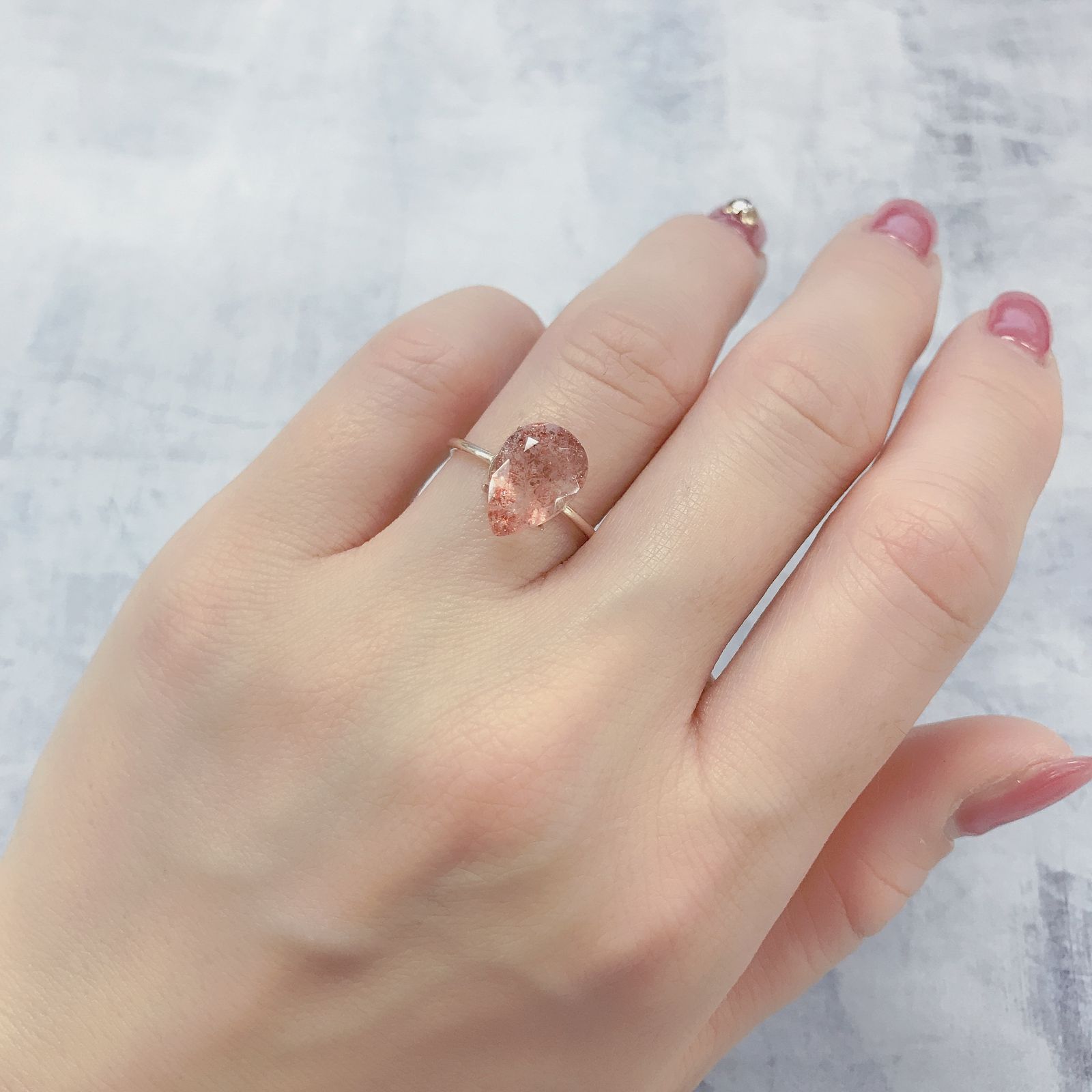 ファイヤークォーツ ナイジェリア産 2.88ct[220114762]11.9x8.3mm前後