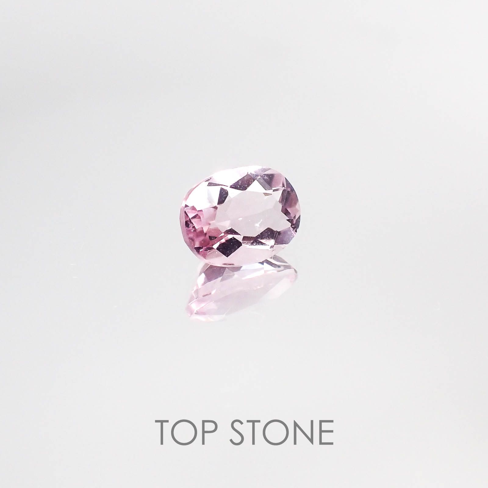 ピンクフローライト ブラジル産 ルース 1.58ct[20084747]8×6.3mm前後