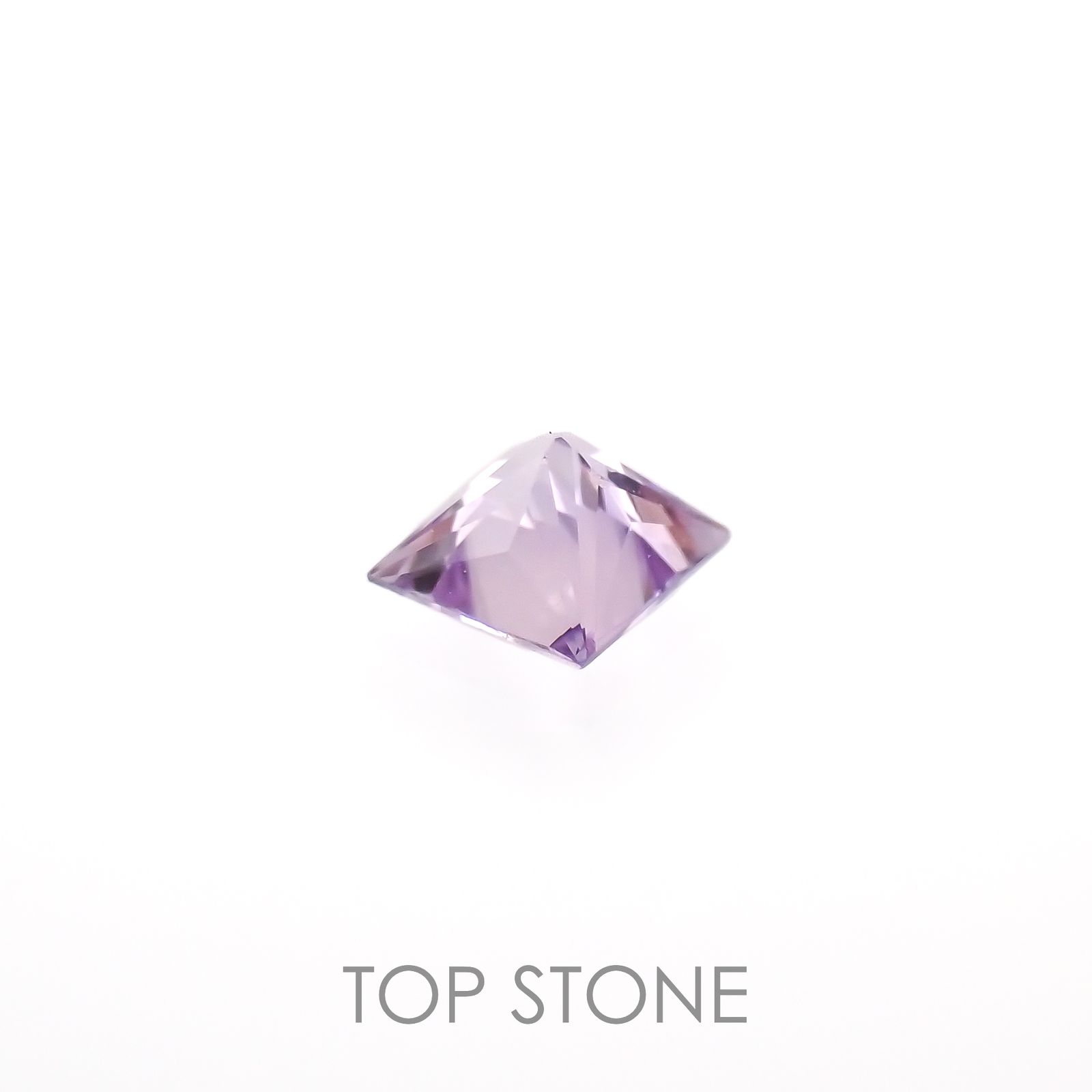 ◇プリンセスカット◇アイスラベンダーサファイア(宝石名サファイア)東アフリカ産 0.11ct 識別済[230120239]2.5x2.5mm前後