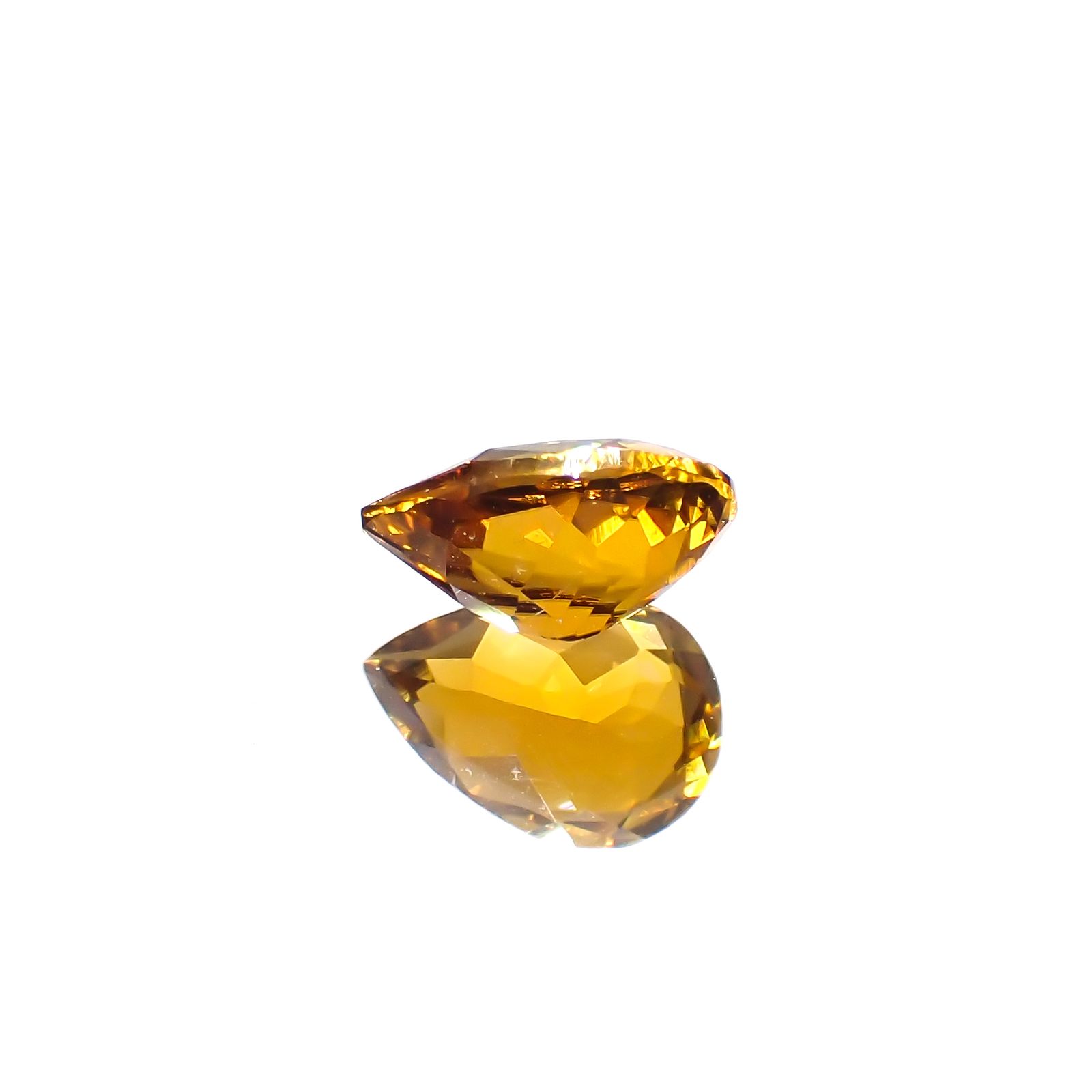 ゴールデントルマリン モザンビーク/コンゴ産 1.12ct[231225198]8.3x5.7mm前後