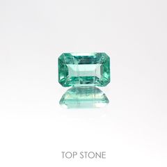 エメラルド(宝石名エメラルド) ザンビア産 0.52ct 識別済[211012999]6×4mm前後