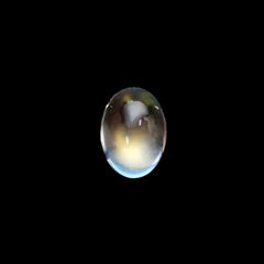 レインボームーンストーン(宝石名アンデシン)インド・タミルナードゥ州産 0.66ct 識別済[220515820]6.8x4.9mm前後
