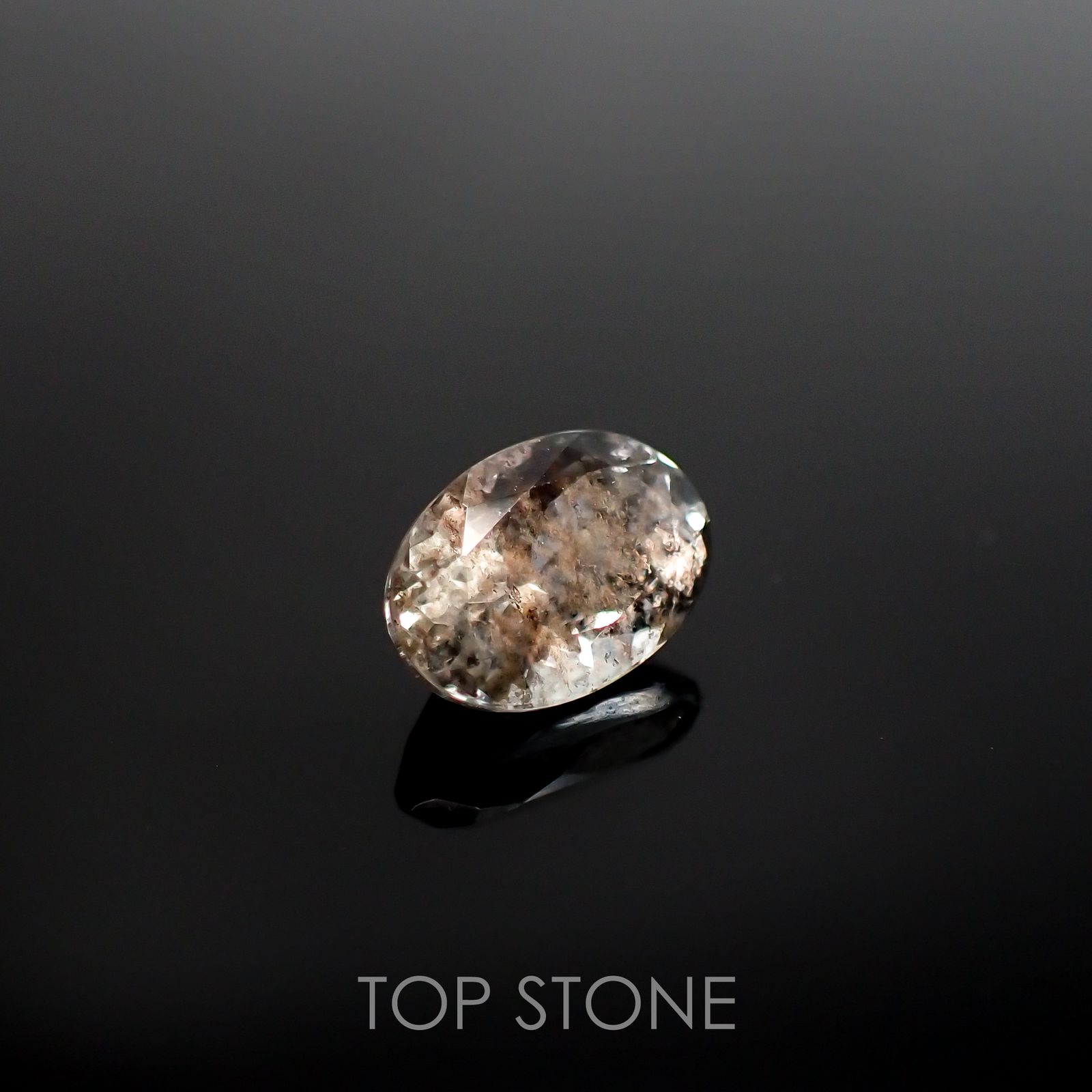 アベンチュリンアクアマリン(宝石名アクアマリン) ナイジェリア産 1.54ct 識別済[210712979]8.9×6.1mm前後