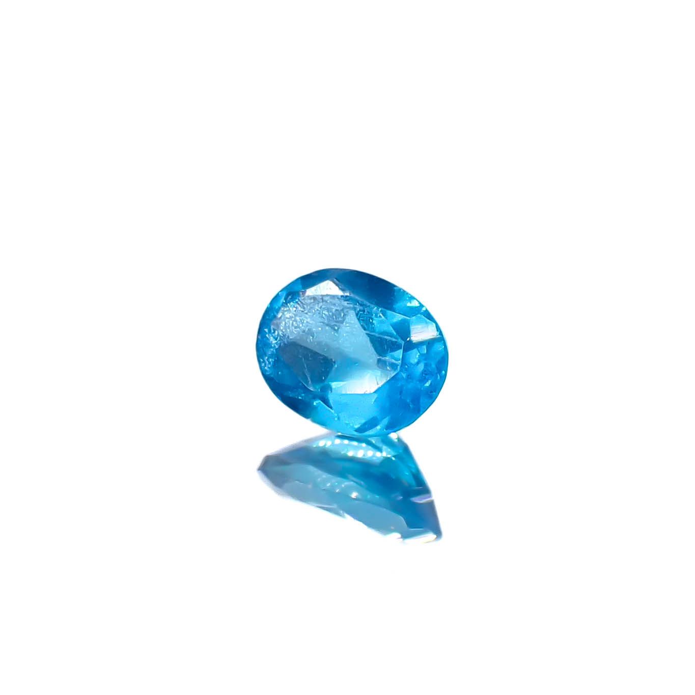 ネオンブルーアパタイト マダガスカル産 0.18ct[240628098]4x3mm前後