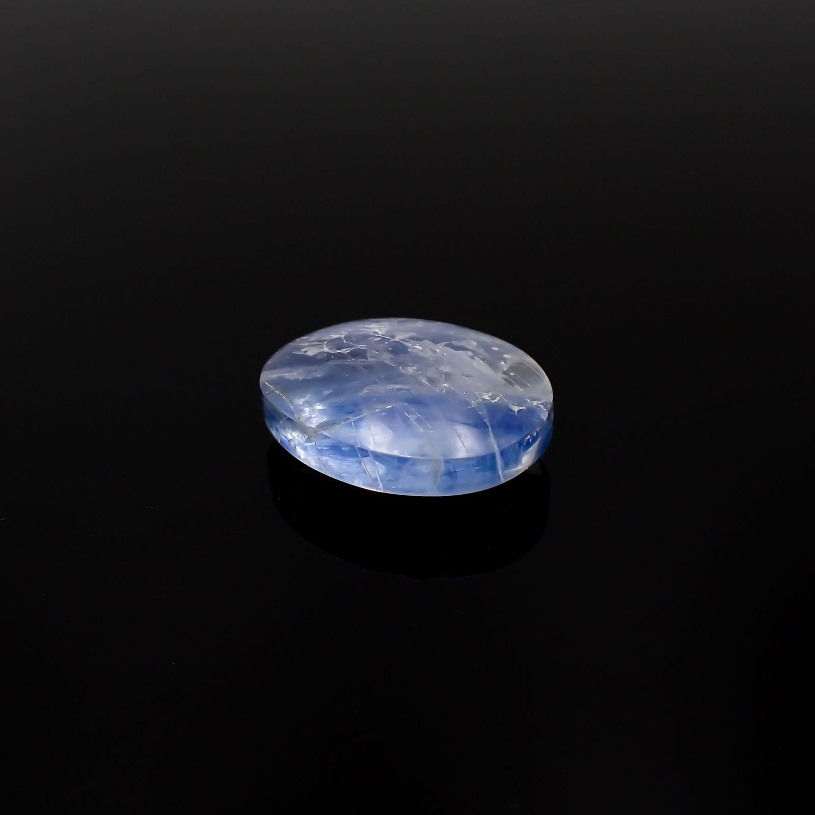カイヤナイトインクォーツ ブラジル産 14.02ct[231023754]18.3x14.6mm前後