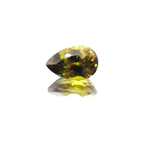 カラーチェンジスフェーン(宝石名スフェーン)パキスタン産 0.63ct 識別済[230722828]6.5x4.2mm前後