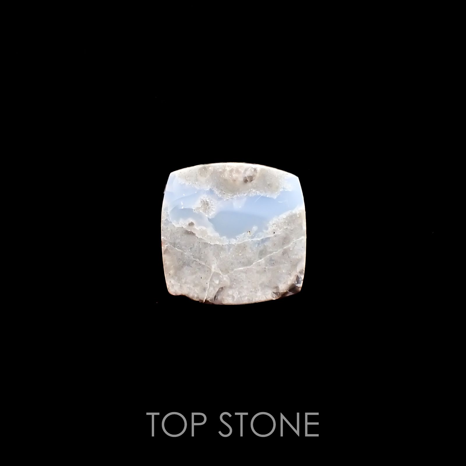 マトリックスブルーオパール アメリカ・オレゴン州産 3.95ct[221219385]10.4x10.2mm前後