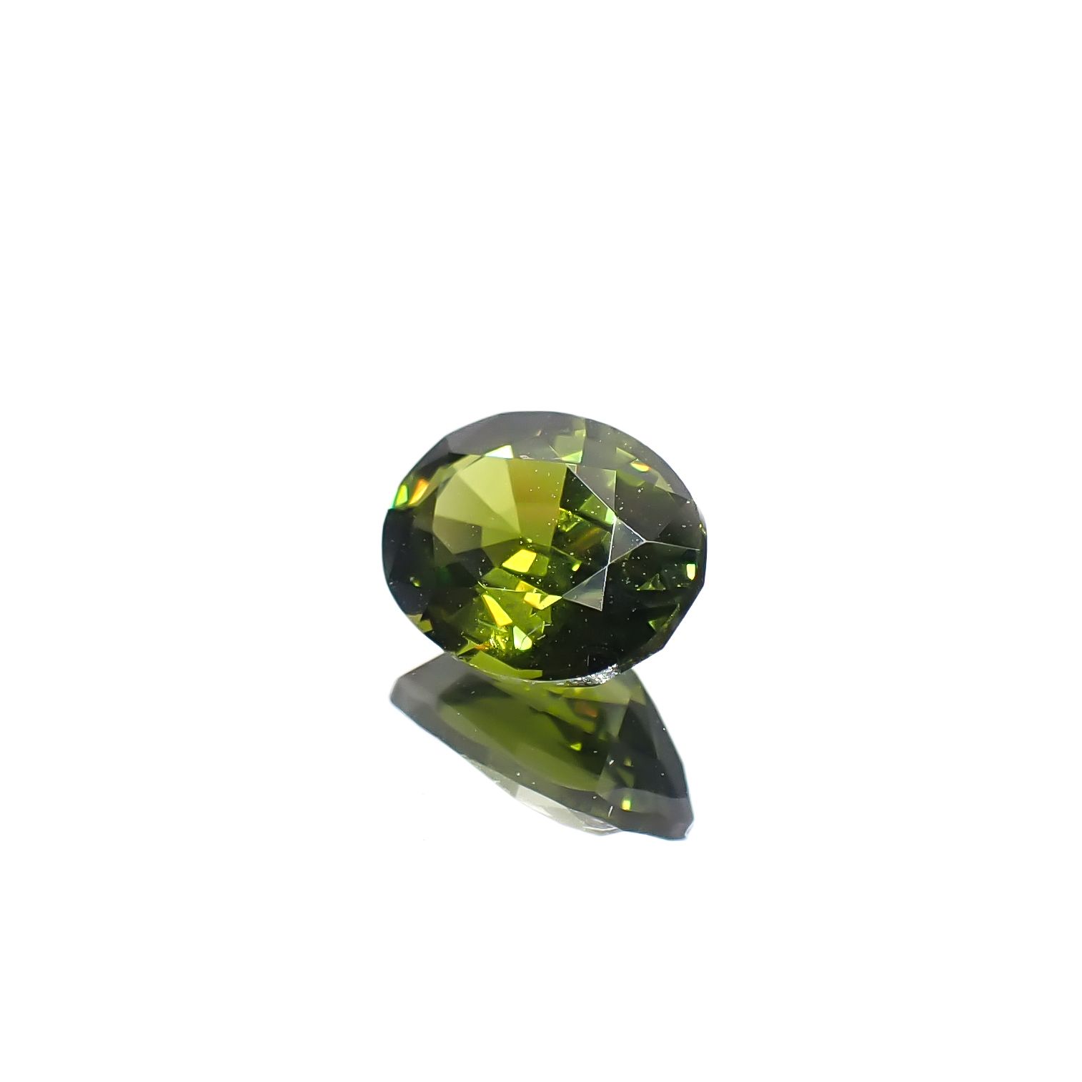 グリーンジルコン スリランカ/カンボジア産 1.08ct[240929088]7x5.4mm前後