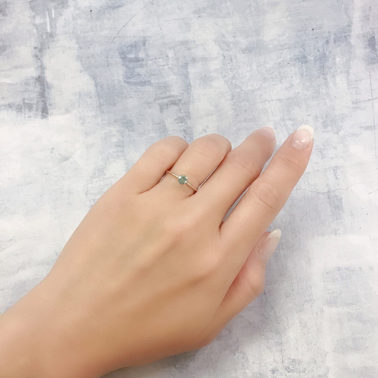 ミントベリル ブラジル産 0.28ct[220817223]4.3x4.3mm前後