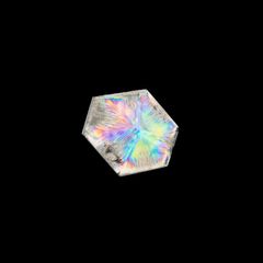 トラピッチェクォーツ 偏光板2枚付き コロンビア・ボヤカ産 39.72ct[230321109]26.9x22.6mm前後