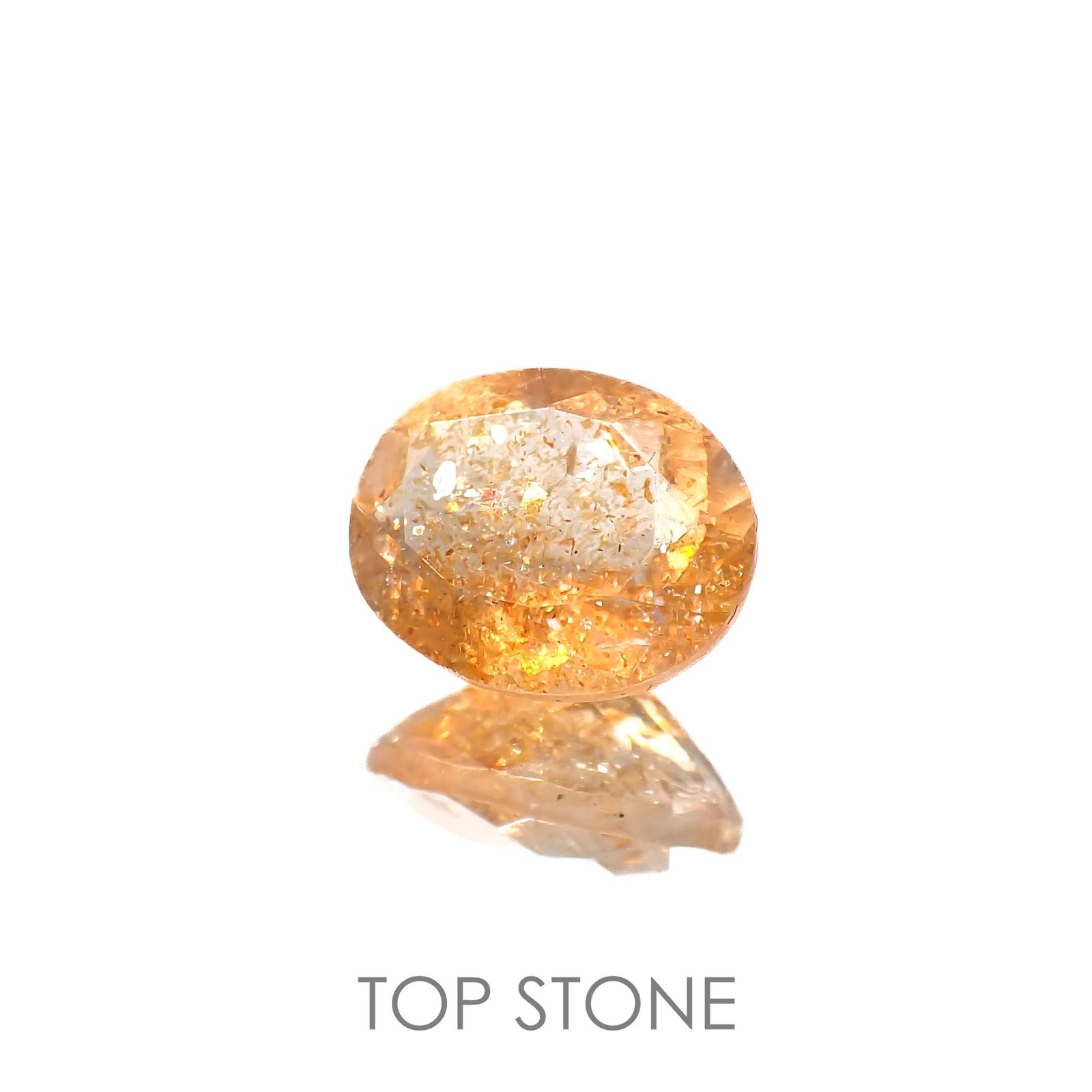 イリュージョンサンストーン インド産 2.45ct[220917578]9.9x8mm前後