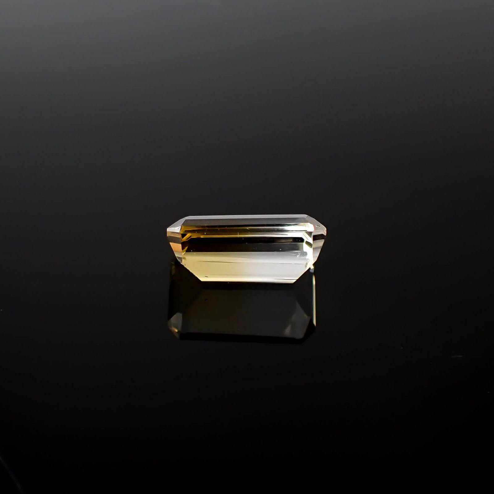 バイカラーシトリン ブラジル・ミナスジェライス州産 5.29ct[240326457]13.4x8.6mm前後