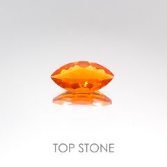 ファイヤーオパール メキシコ産 ルース 1.29ct[20117515]12.6×6.5mm前後