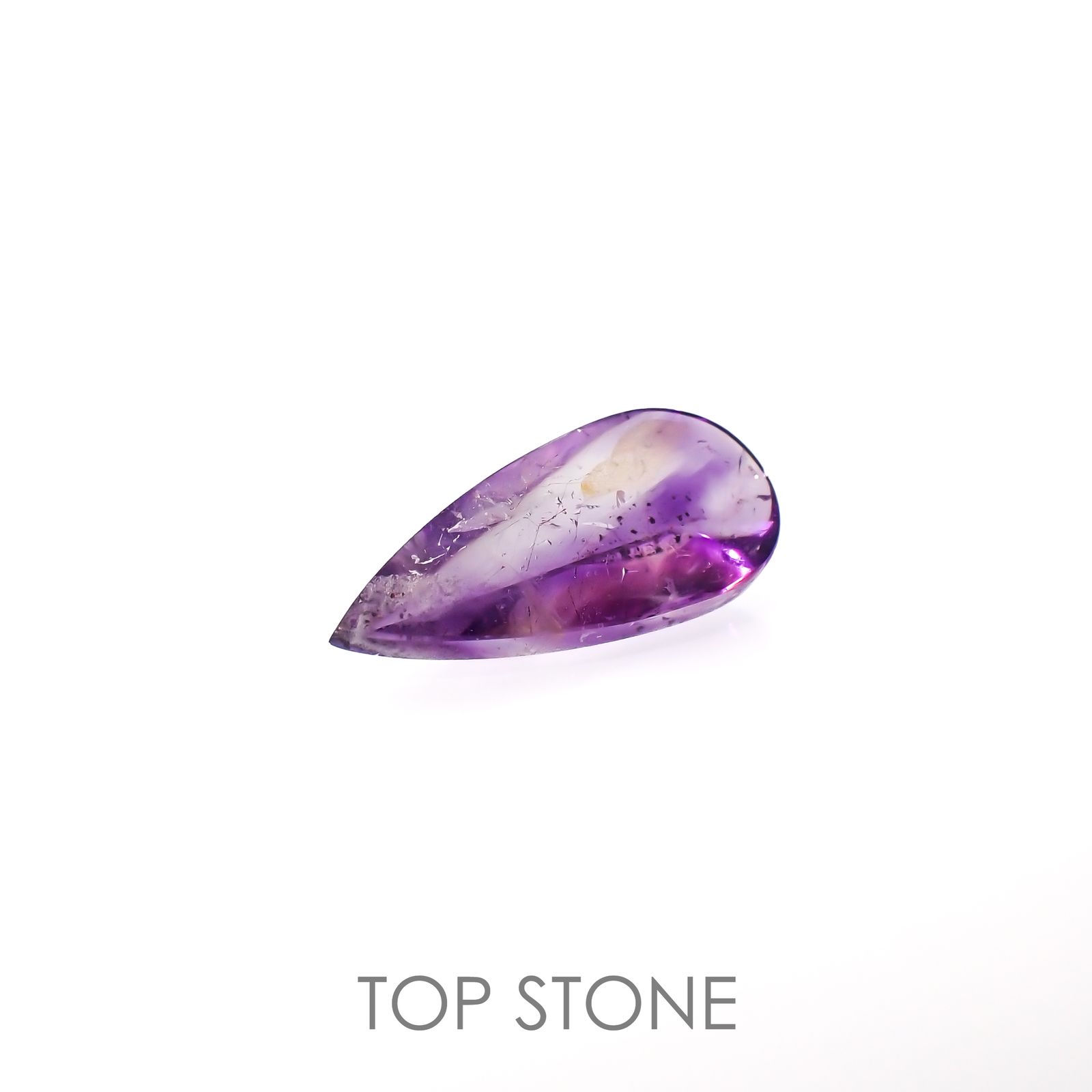 アメジストエレスチャル ブラジル産 5.15ct[220917977]18.9x8.5mm前後