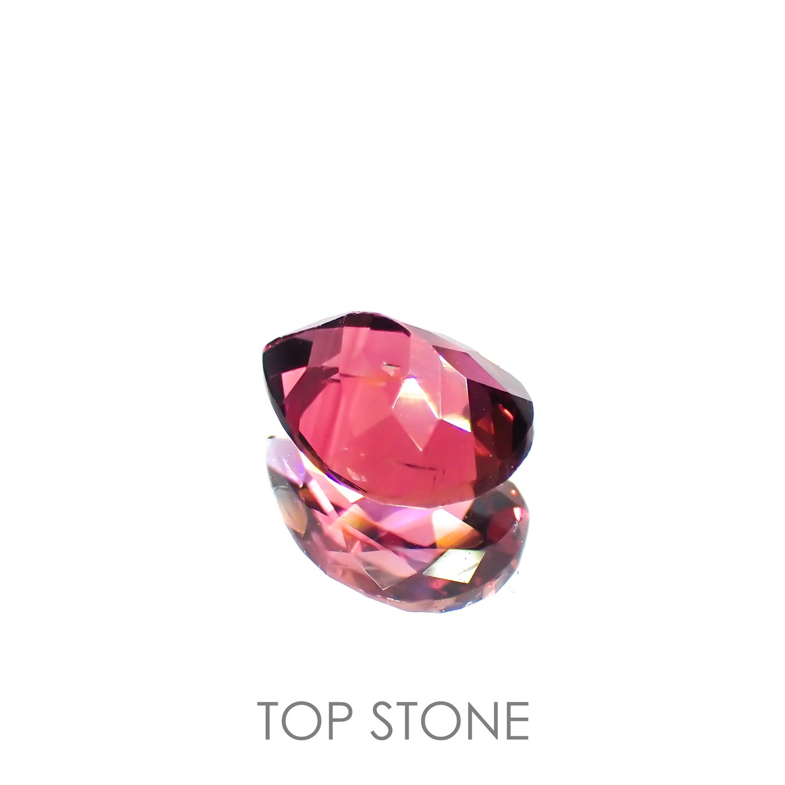 パープルトルマリン(宝石名パープル・トルマリン) ブラジル産 0.99ct 識別済[211013577]7.9×5.9mm前後