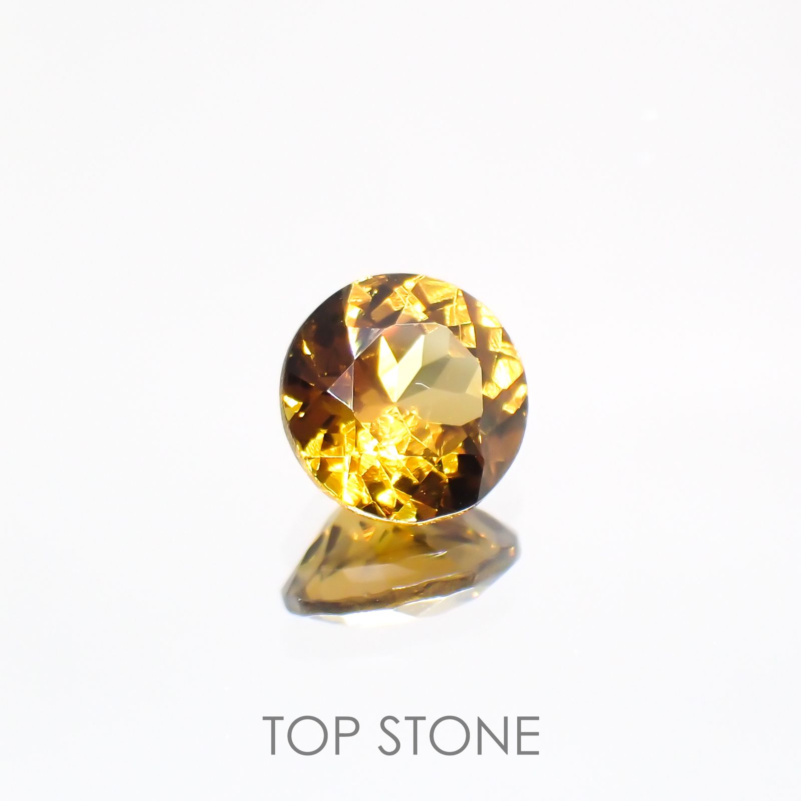 グロッシュラーアンドラダイトガーネット(宝石名グロッシュラー/アンドラダイト・ガーネット)ナミビア産 1.43ct 識別済[220114309]6.8x6.8mm前後
