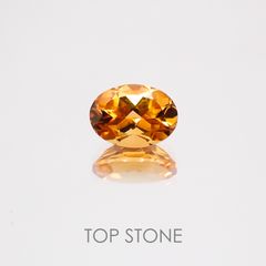 インペリアルガーネット(ヘソナイト) スリランカ産 ルース 1ct[20128789]7×5mm前後