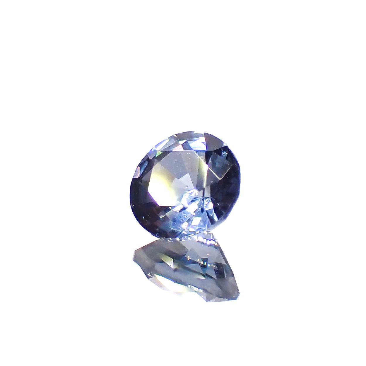 グレイッシュブルースピネル(宝石名スピネル)ビルマ/マダガスカル産 0.30ct[230722675]4.1x4mm前後