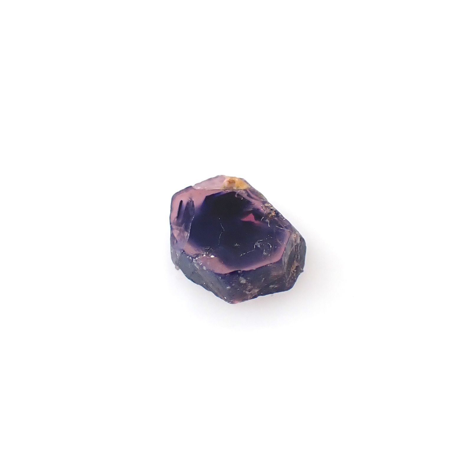 ウィンザーサファイア原石スライス タンザニア・ウィンザー産 1.33ct [250730831]5.8x7mm前後