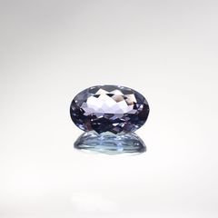 バイカラータンザナイト(宝石名タンザナイト) タンザニア産 1.920ct ソ付(彩珠)[210711831]9.6×6.2mm前後