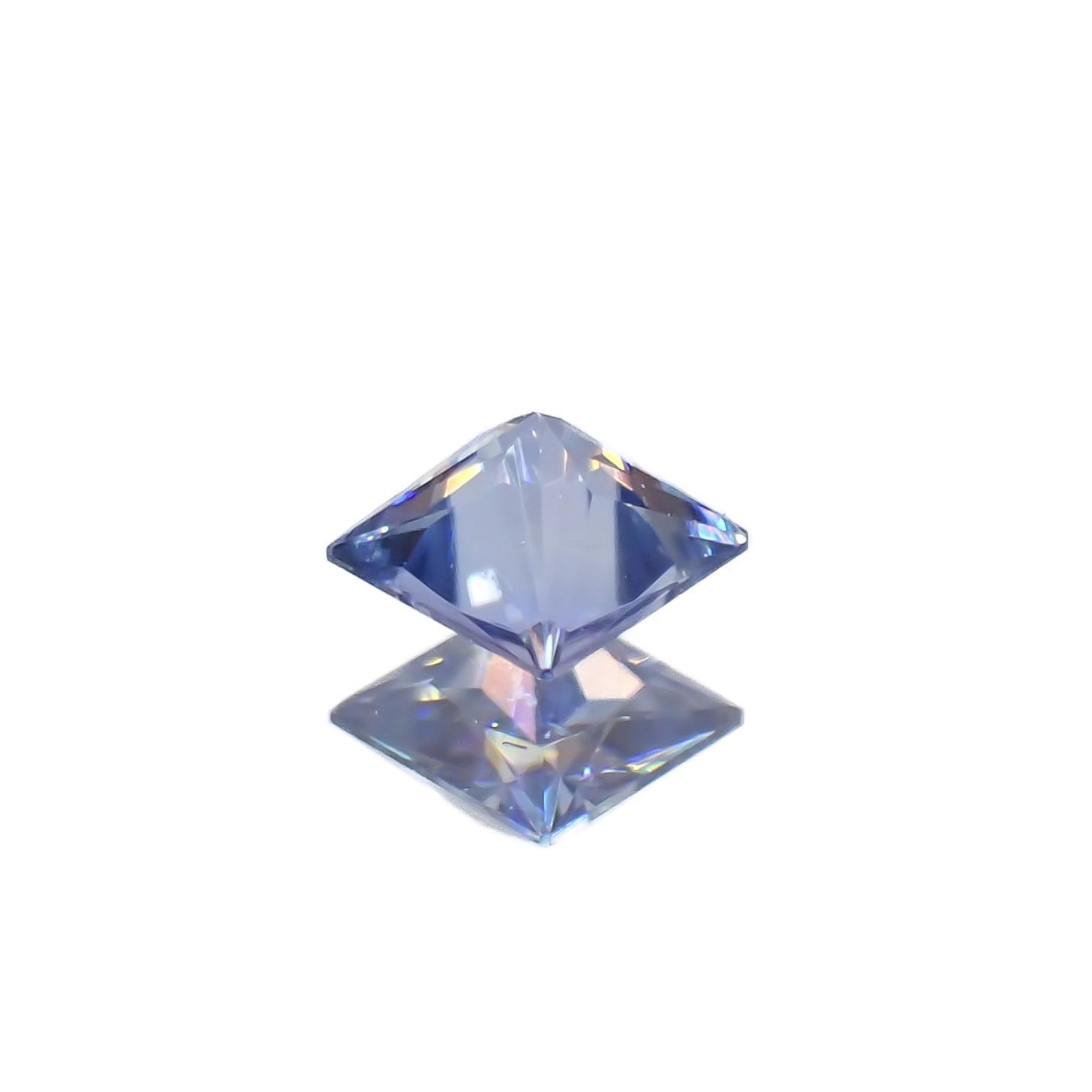 ◇プリンセスカット◇ベニトアイト アメリカ・カリフォルニア州産 0.071ct [221219602]2.3x2.3mm前後