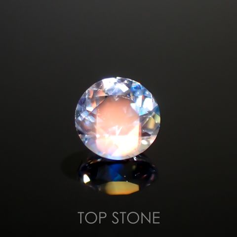 レインボームーンストーン(宝石名ラブラドライト)マダガスカル産 0.23ct 識別済[211113727]4x4mm前後