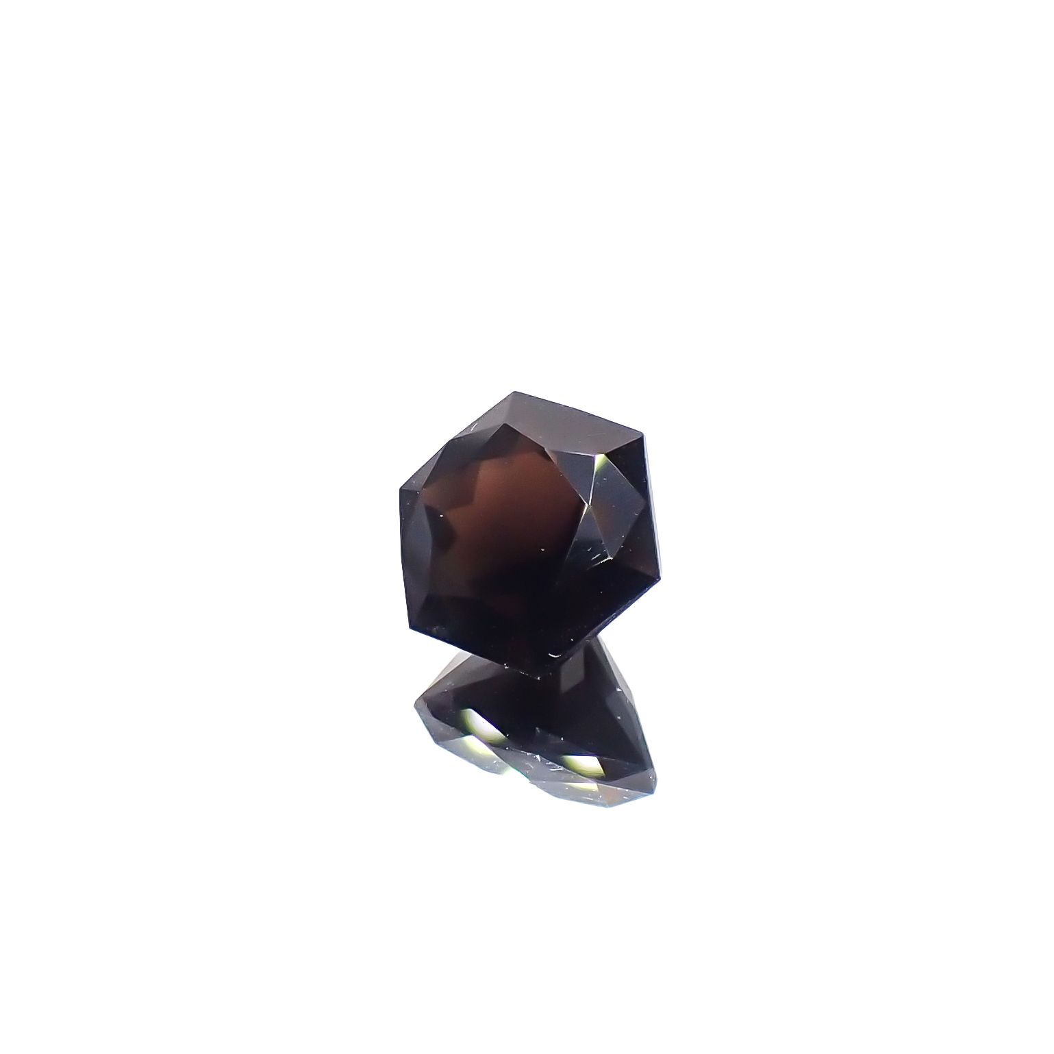 ◇ヘキサゴンカット◇モリオン チベット産 2.20ct[240427367]7.9x7.9mm前後