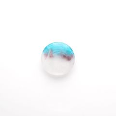 パライバトルマリンインクォーツ(宝石名トルマリンインクォーツ/別名パライバ・トルマリンインクォーツ) ブラジル産 1.68ct 識別済[210812952]9.0×9.0mm前後