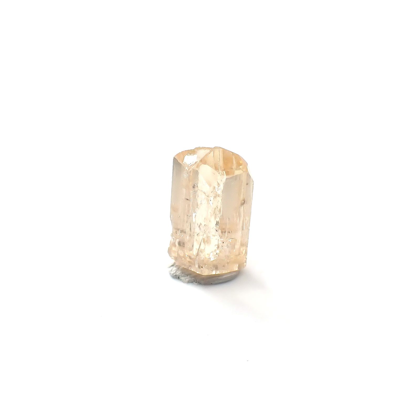 インペリアルトパーズ 原石 ザンビア産 3.45ct / 11x6.9mm前後 [250730941]