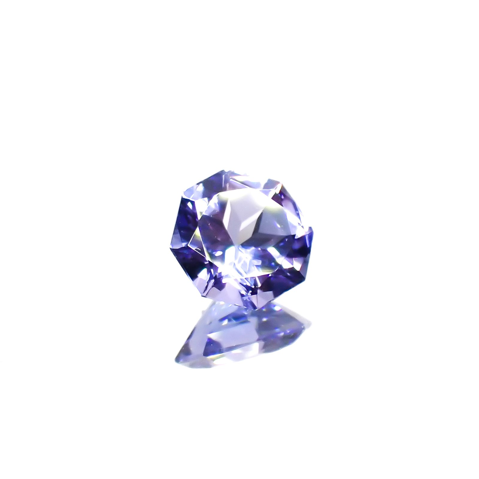 ◇オクタゴンカット◇タンザナイトSA(宝石名タンザナイト)タンザニア産 0.48ct 識別済[231124165]5x5mm前後