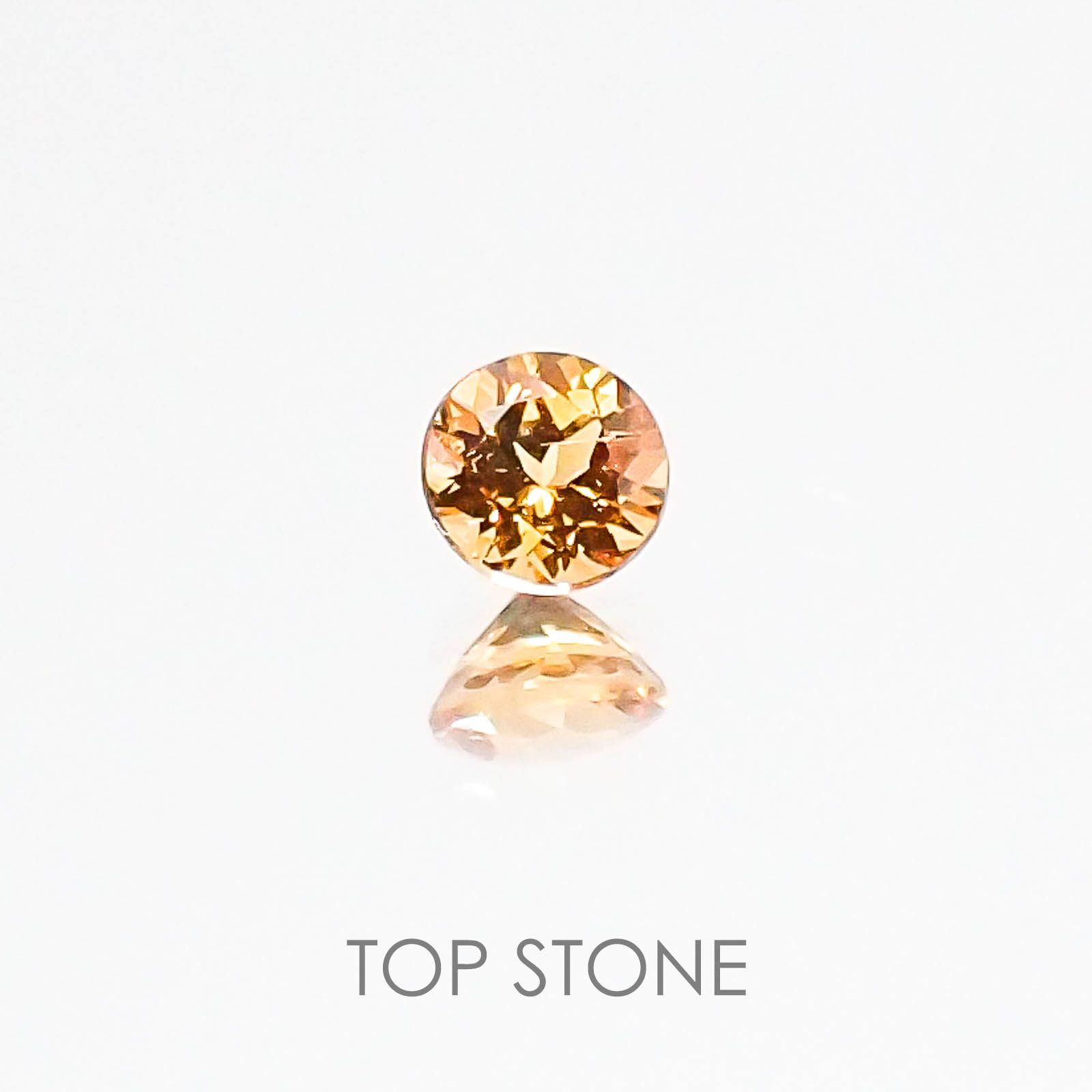 スペサルティンガーネット マンダリンオレンジカラー ケニア産 ルース 0.16ct[20084392]3.1×3.1mm前後