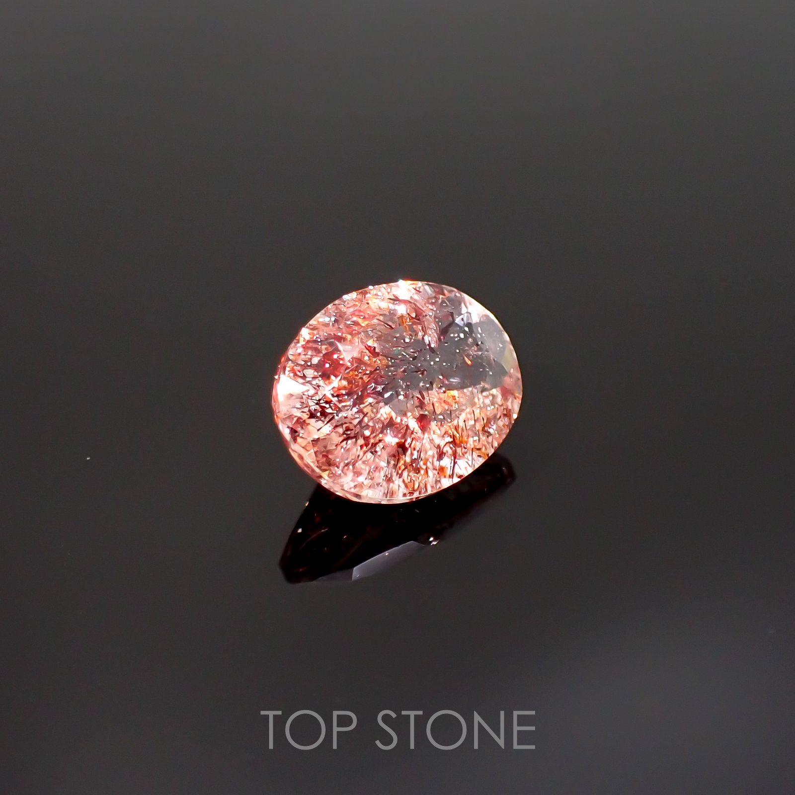 ファイヤークォーツ ナイジェリア産 2.03ct[220114747]10x7.7mm前後