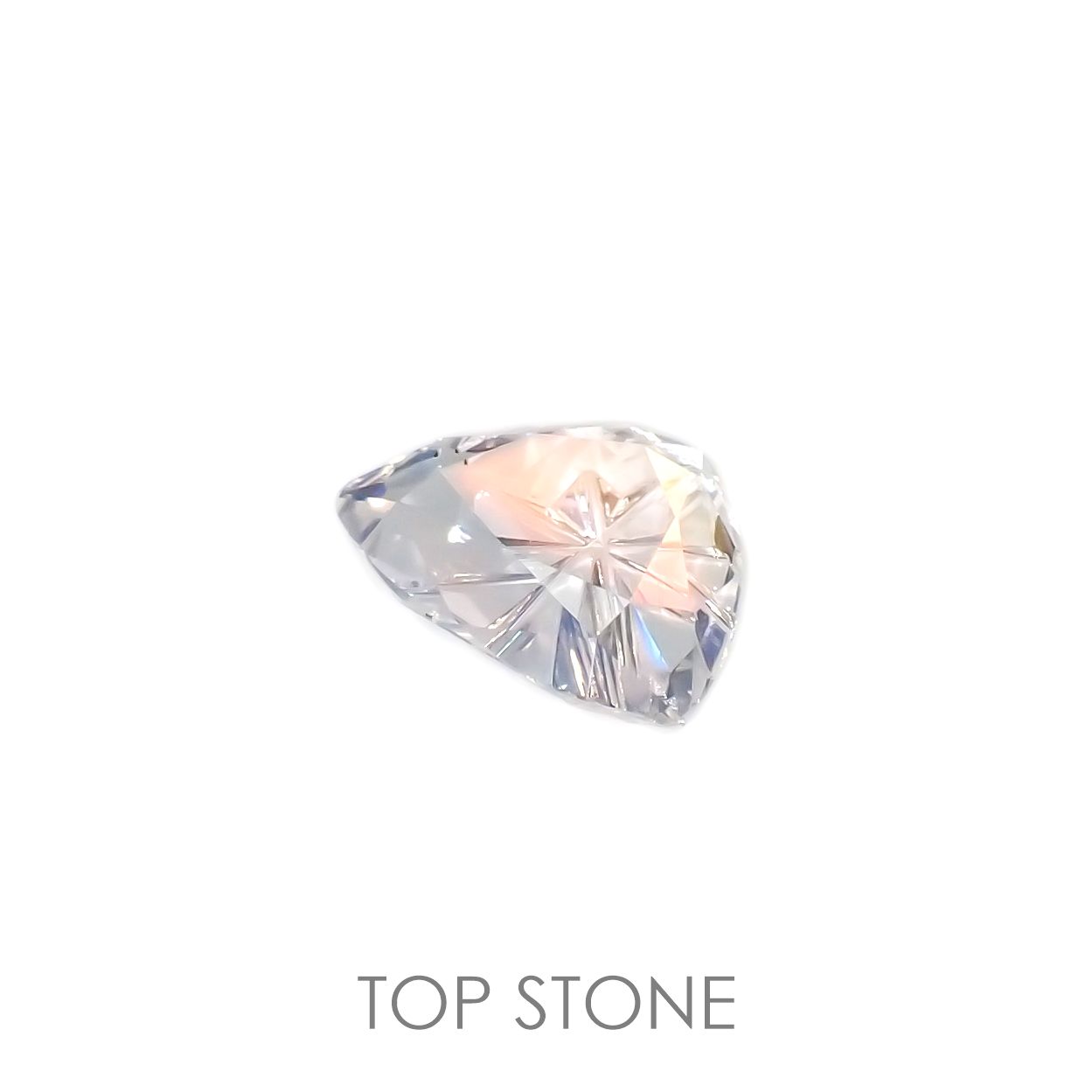 ◇甲州貴石切子Plus Three◇レインボームーンストーン カード付き(宝石名ラブラドライト)マダガスカル産 1.21ct 識別済[220114601]7x8.7mm前後