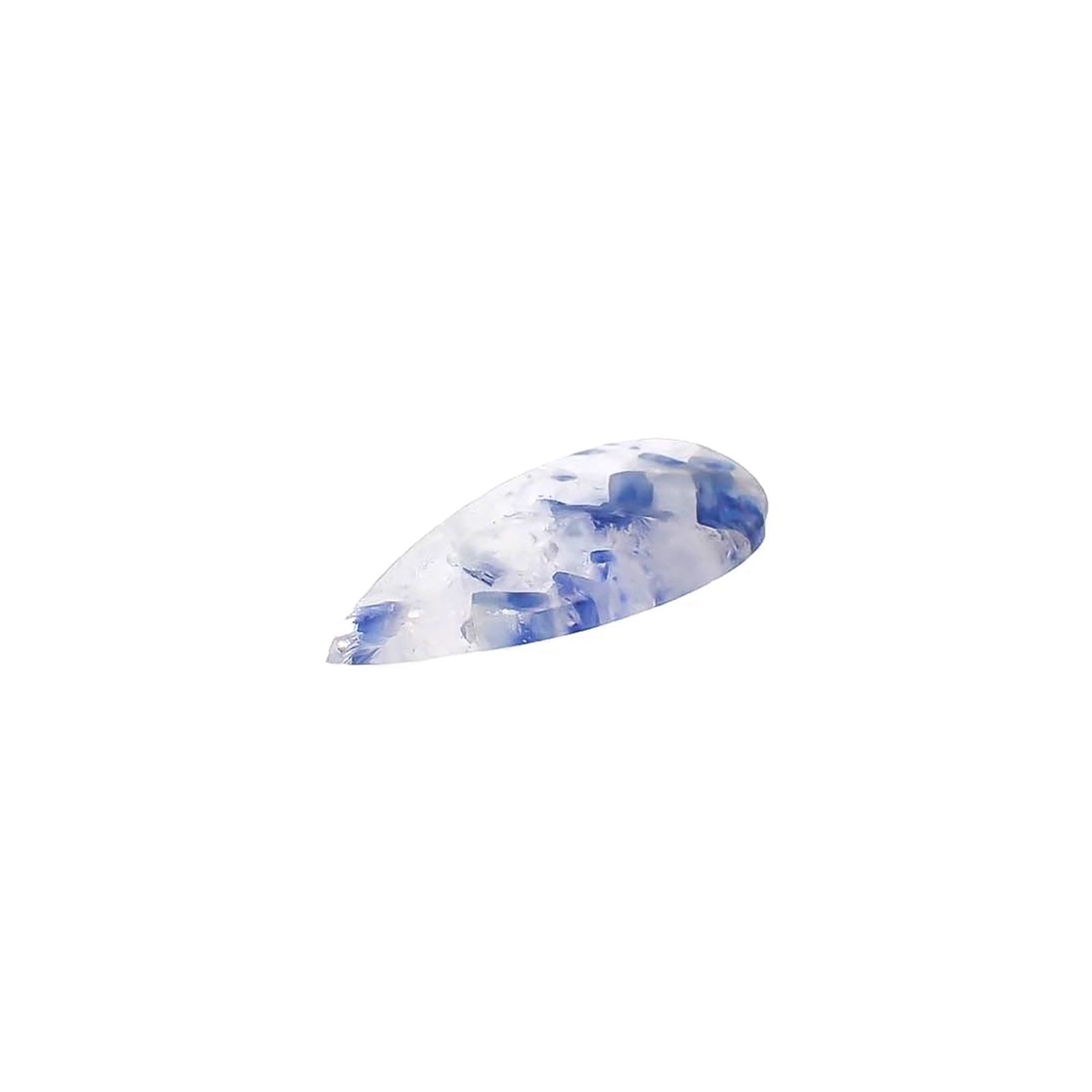 カイヤナイトインクォーツ ブラジル産 14.18ct / 31x14.3mm前後 [260421613]