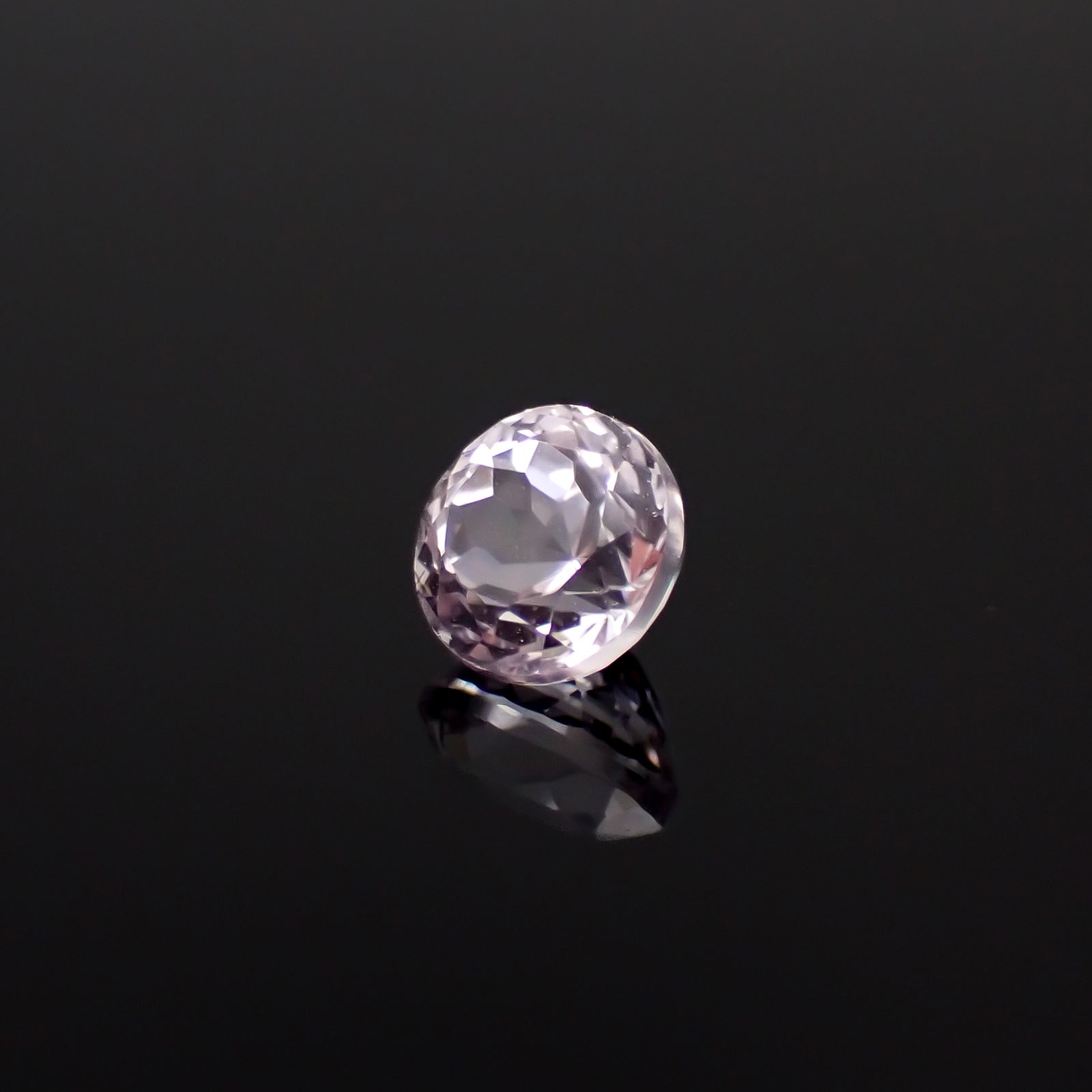 クンツァイト アフガニスタン産 1.13ct[231224780]6.2x6.1mm前後