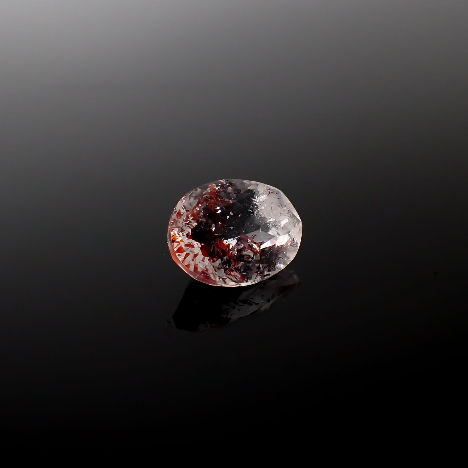 ファイヤークォーツ ナイジェリア産 1.56ct[240326719]8.8x6.9mm前後