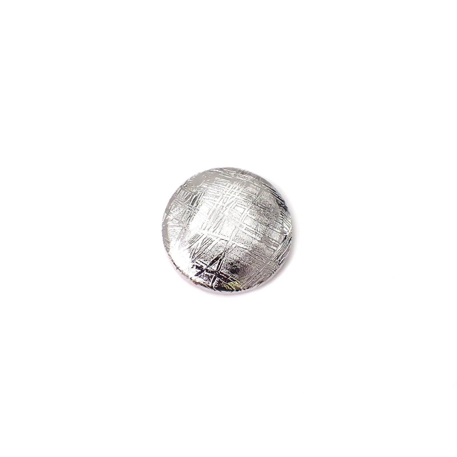 ムオニナルスタ隕石 発見地:スウェーデン 17.69ct[240125750]15.5x15.4mm前後