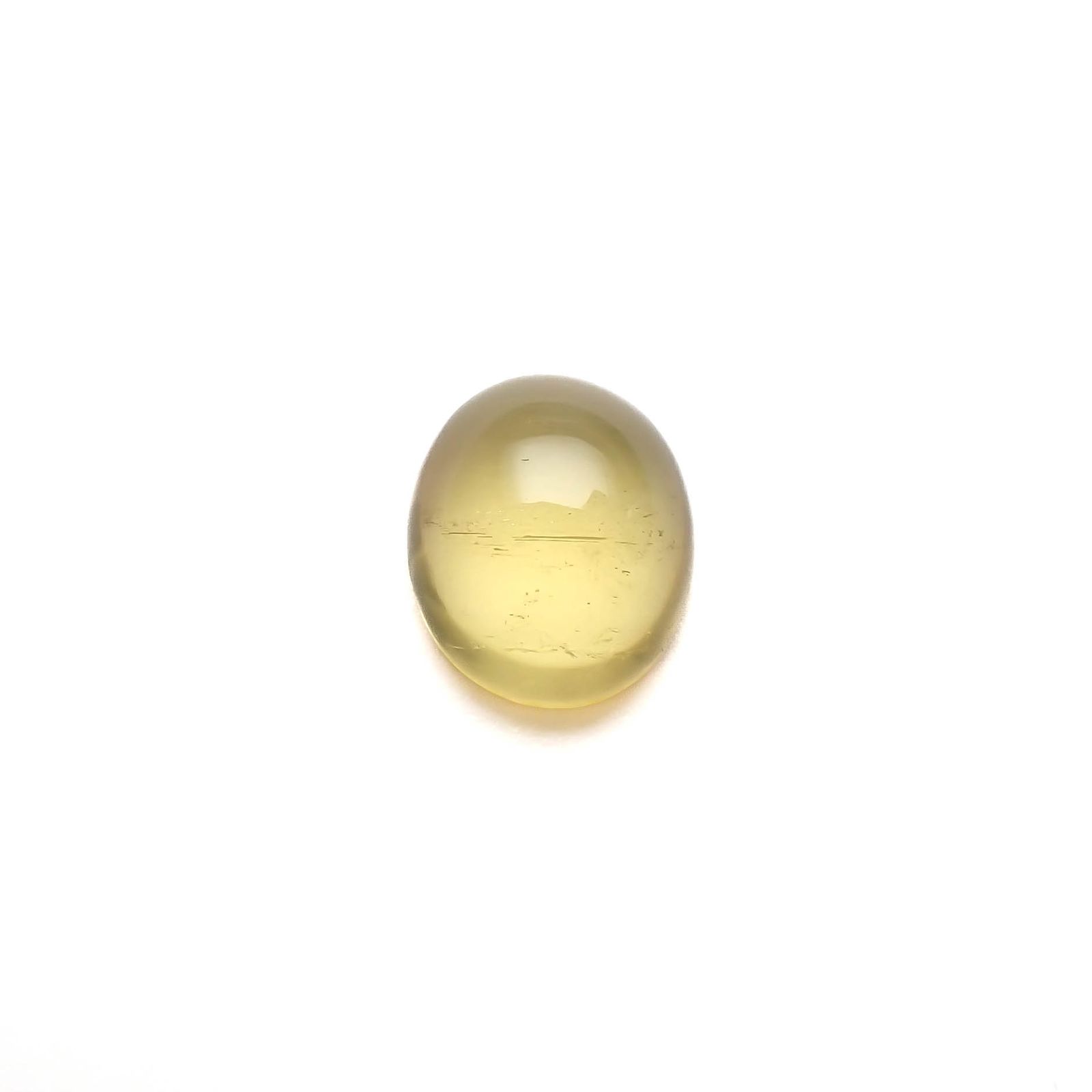 イエローベリルキャッツアイ(宝石名イエロー・ベリル・キャッツアイ)ブラジル産 3.23ct 識別済[240125879]10.7x8.9mm前後
