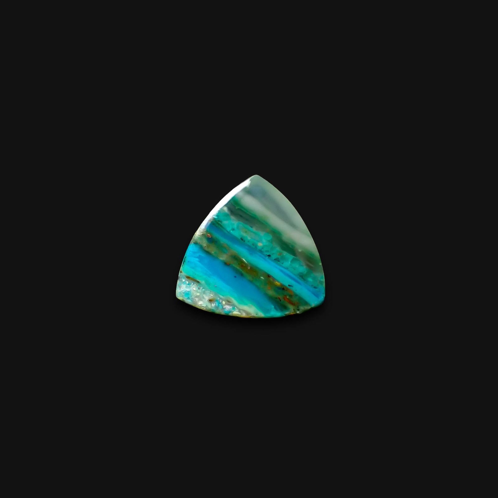 ブルーオパール ペルー産 3.23ct [250430262]11.7x12mm前後