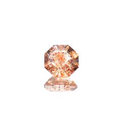 ◇オクタゴンカット◇イリュージョンサンストーン タンザニア産 0.95ct[240628266]6.4x6.3mm前後