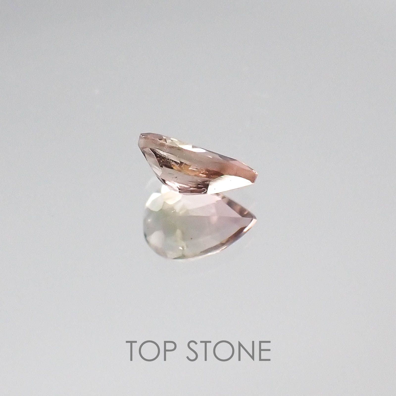バイカラートルマリン(宝石名バイカラー・トルマリン) ブラジル産 0.33ct 識別済[20073844]5.8×4mm前後