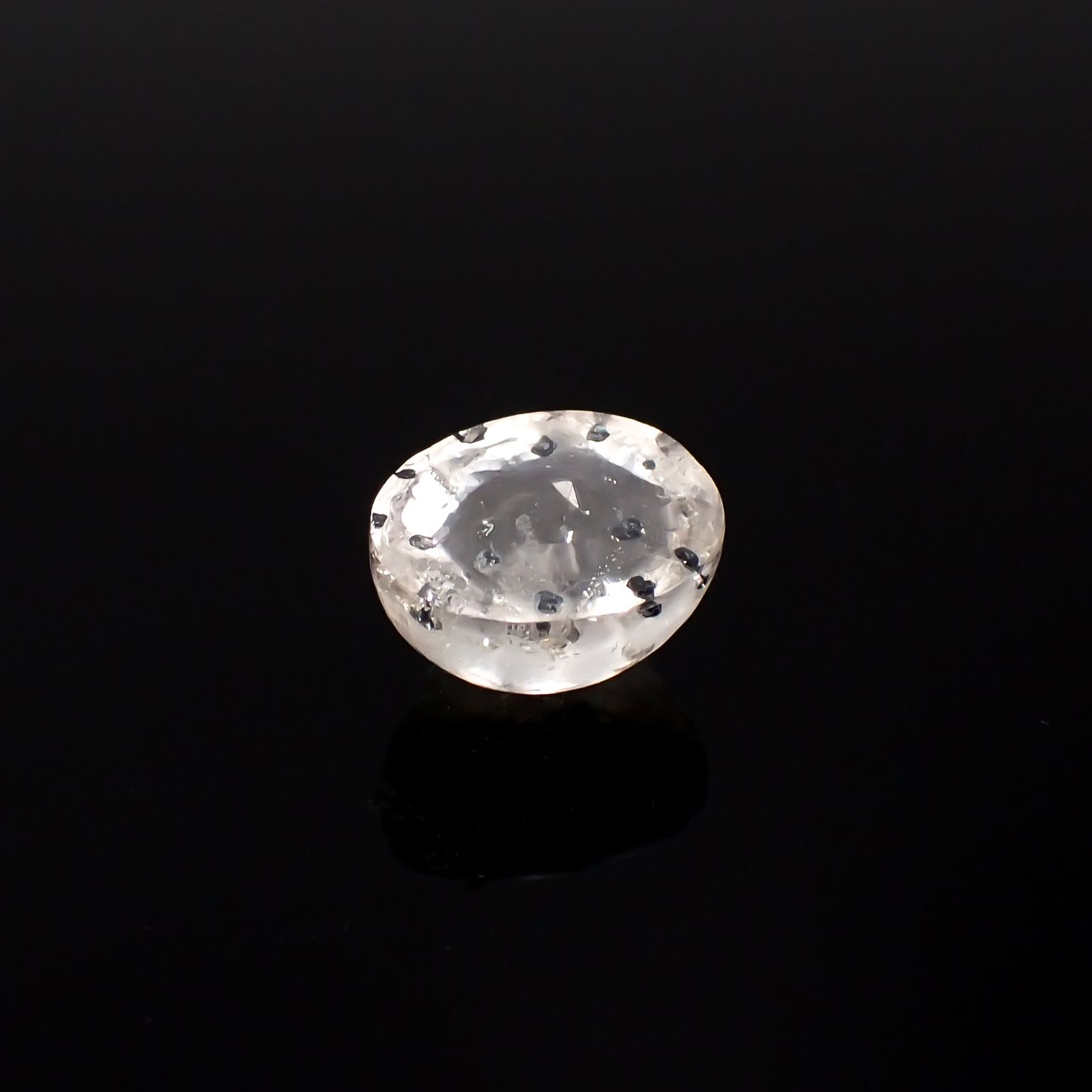 ヘマタイトインクォーツ 中国産 6.33ct[231023757]12.4x10.4mm前後