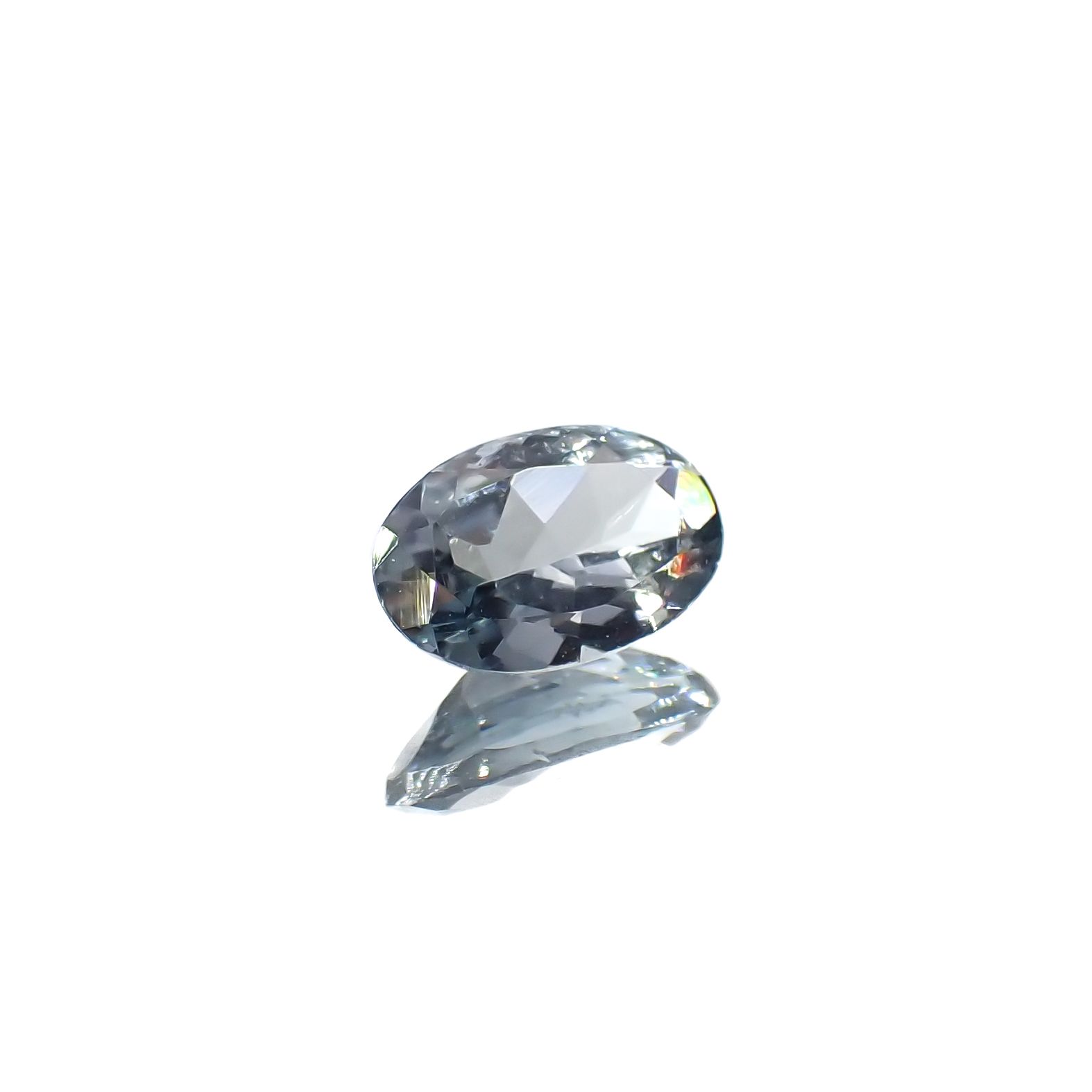 ブルーイッシュグレースピネル タンザニア産 0.42ct[231224884]5.9x3.9mm前後