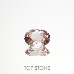 バイカラートルマリン(宝石名トルマリン)コンゴ民主共和国産 1.69ct 識別済[220717024]8.8x6.4mm前後