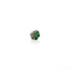 逆トラピッチェエメラルド 原石 コロンビア産 0.26ct[240627842]4.5x4.3mm前後