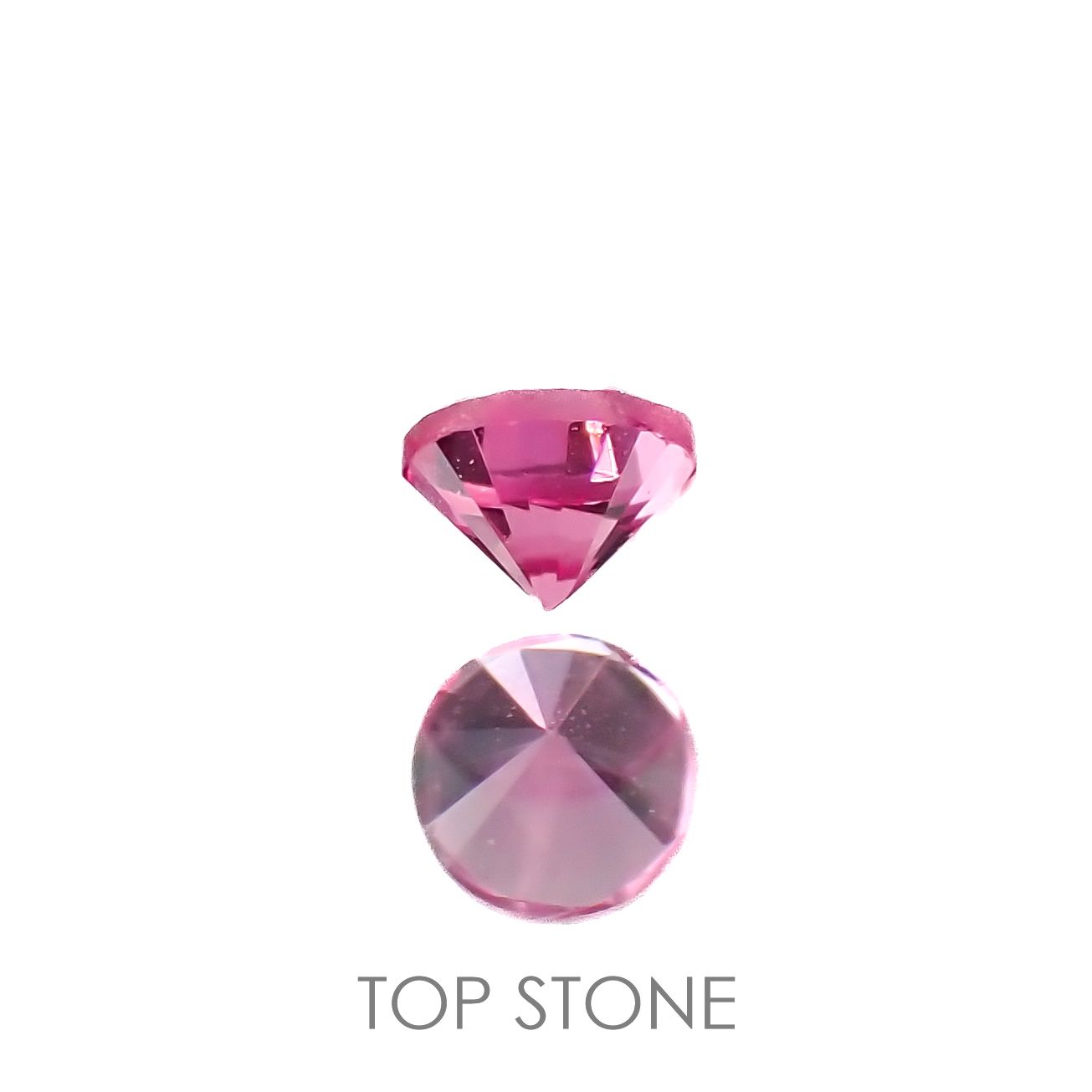 ホットピンクスピネル(宝石名ピンク・スピネル)タンザニア産 0.12ct 識別済[220616597]2.9x2.9mm前後