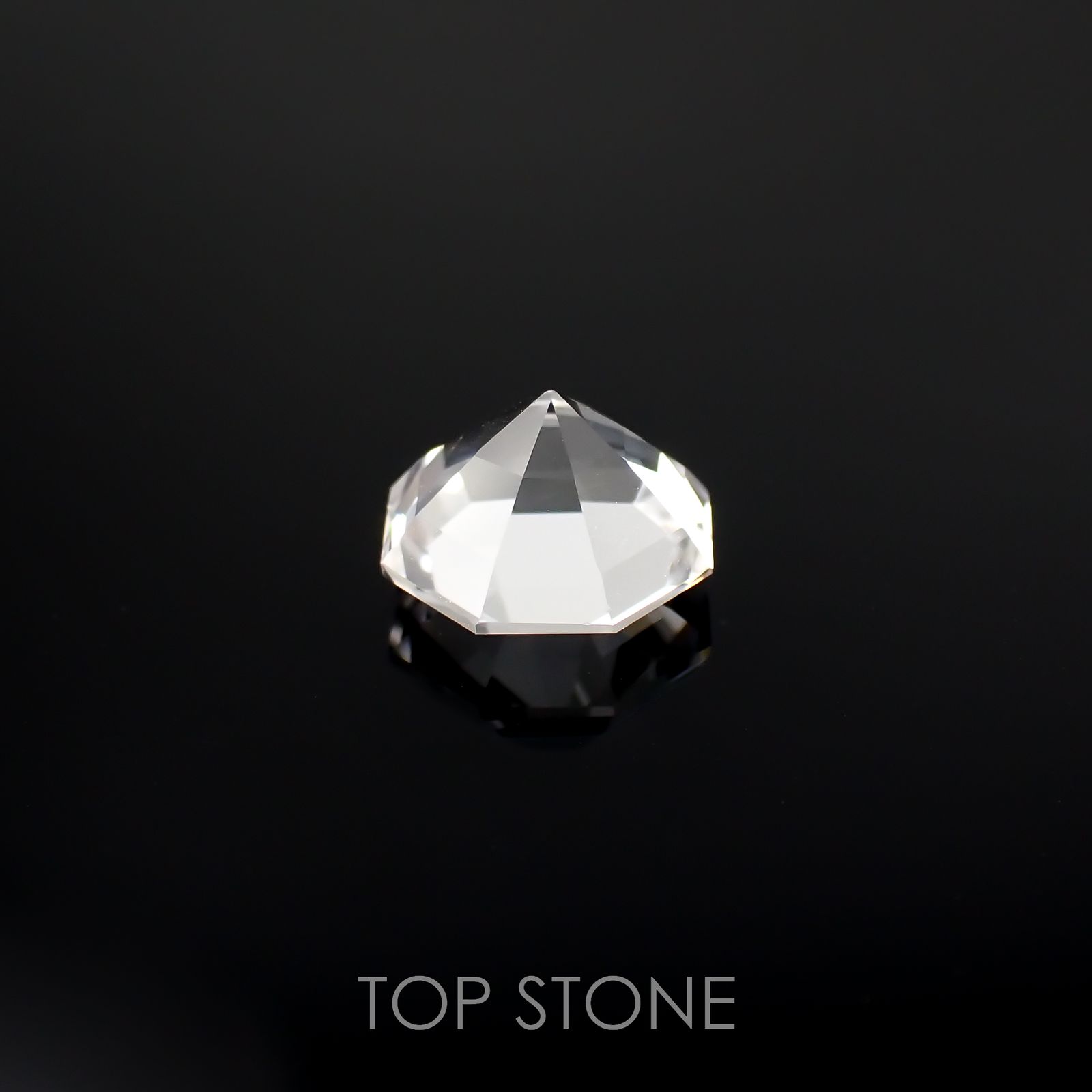 ◇オクタゴンカット◇レムリアンシードクリスタル(保証シール付き) ブラジル産 1.29ct[221018279]7.1x7mm前後