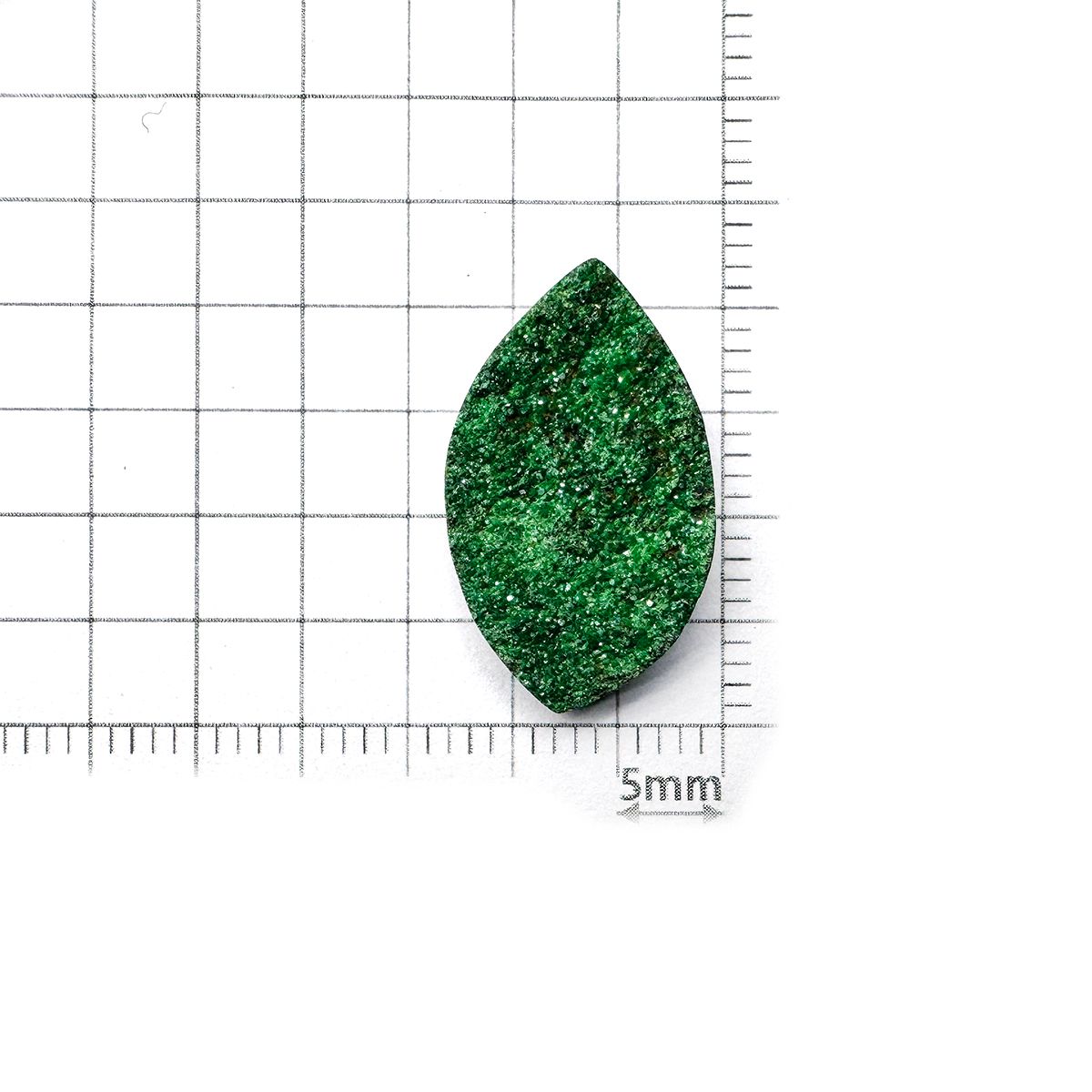 ウバロバイト 原石 ロシア産 11.50ct[240326445]20.7x12.5mm前後